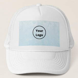 Casquette Logo personnalisé gravé bleu floral