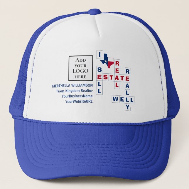 Casquette Logo personnalisé Réalisateur TEXAS Immobilier (Devant)