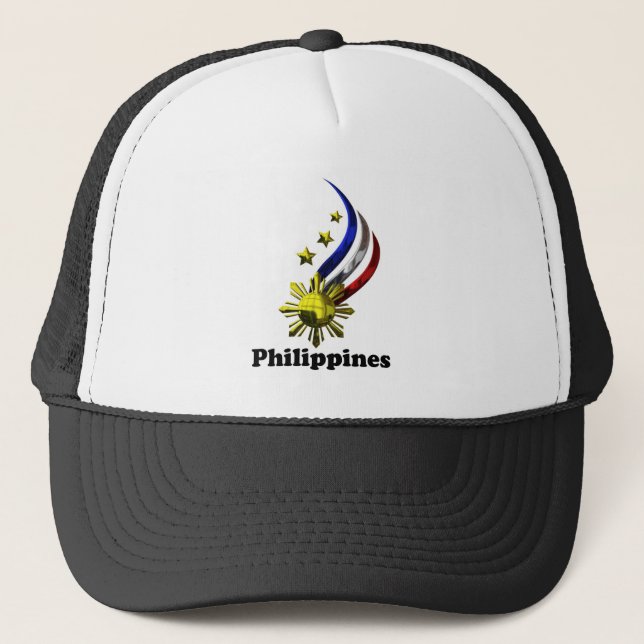 Casquette Logo philippin original. Mabuhay Pilipinas ! (Devant)