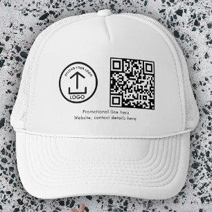 Casquette Logo professionnel simple et moderne Code QR
