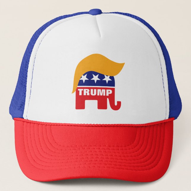 Casquette Logo républicain Donald Trump pour éléphants (Devant)