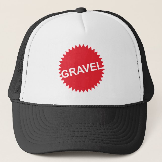 Casquette Logo rouge Gravel Cycling (Devant)