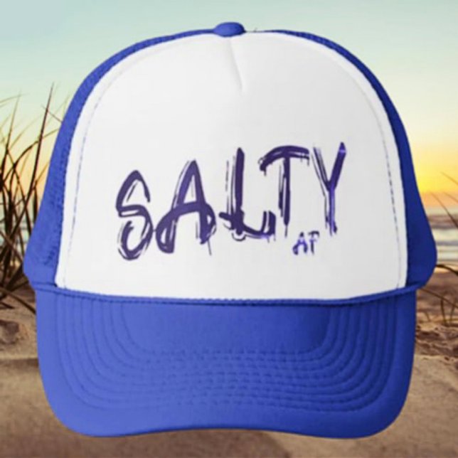 Casquette Logo "Salty AF" Blue Twilight (Créateur téléchargé)