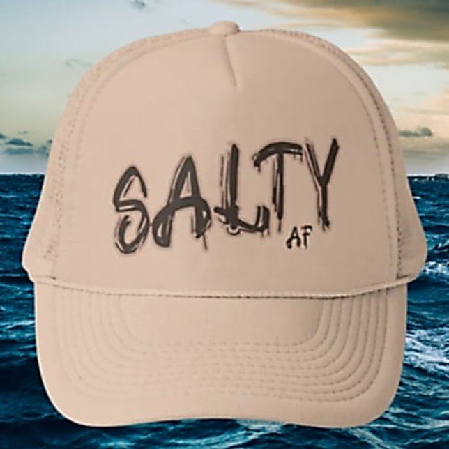 Casquette Logo "Salty AF" Sandy Beach (Créateur téléchargé)