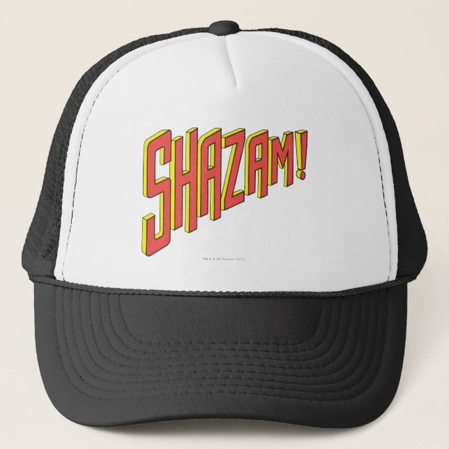 Casquette Logo Shazam Rouge/Jaune (Devant)