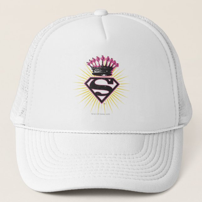 Casquette Logo Supergirl avec Couronne (Devant)