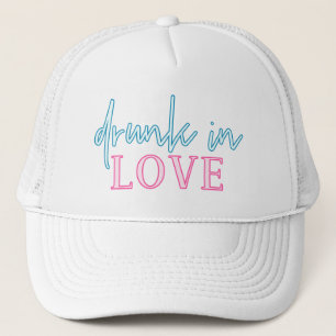 Casquette LOLA Neon Bleu Rose ivre En Amour Bachelorette