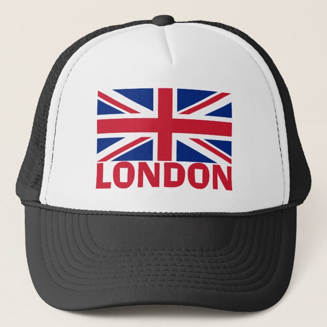 Casquette Londres en rouge (Devant)