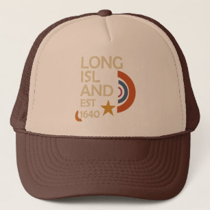 Casquette Long Island 1640 - Starburst rétro (Crème et rouil