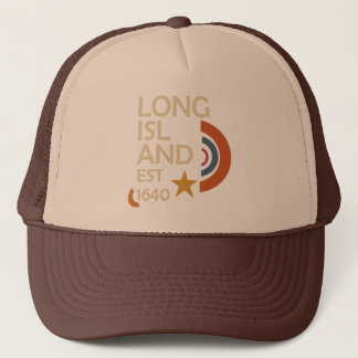 Casquette Long Island 1640 - Starburst rétro (Crème et rouil