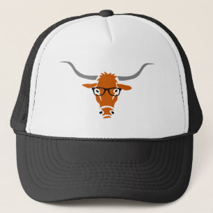 Casquette Longhorn avec des verres de hippie