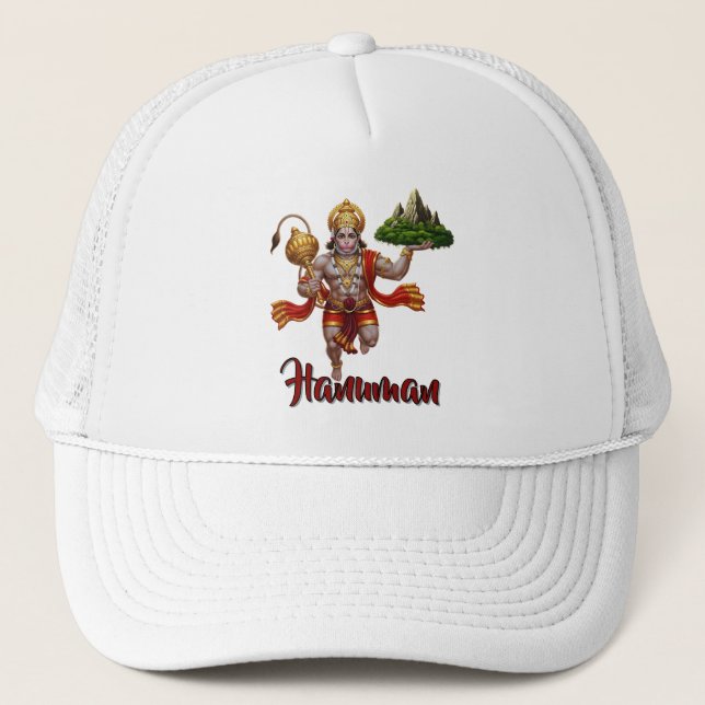 Casquette Lord Hanuman Flying Lifting Mountain (Devant)