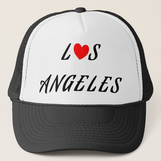 Casquette Los Angeles coeur (Devant)