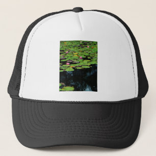 Casquette lotus rose noir