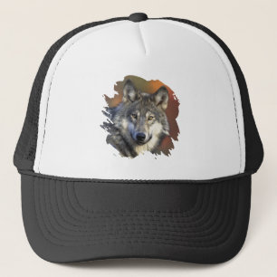 Casquette Loup gris