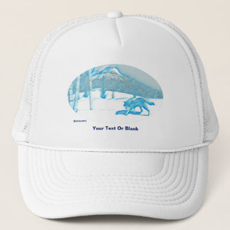 Casquette Loup Solitaire En Hiver