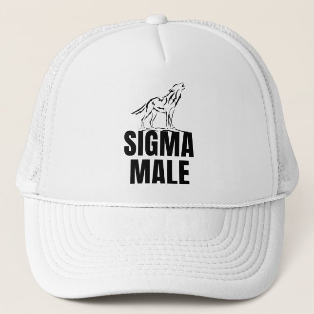 Casquette Loup solitaire masculin de Sigma (Devant)