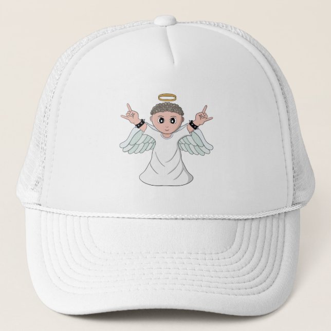 Casquette Lourde musique amour ange (Devant)