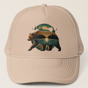 Casquette L'ours et sa forêt