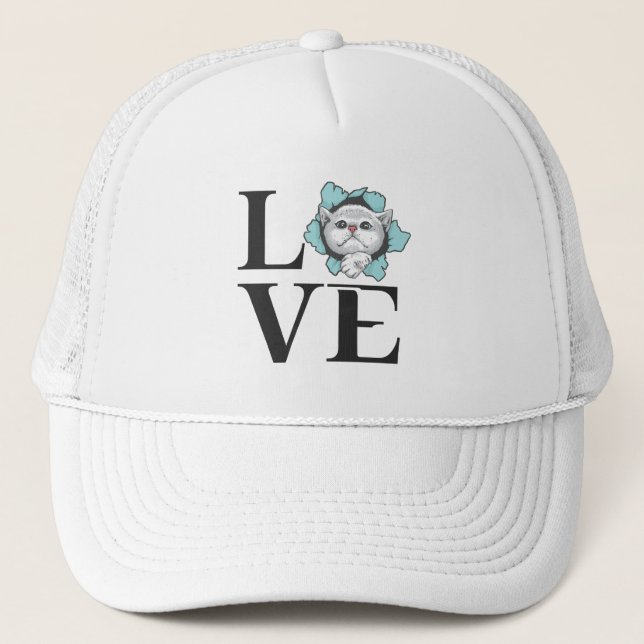 Casquette Love Cats (Devant)