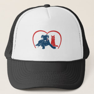 Casquette Love Chiens et Chats