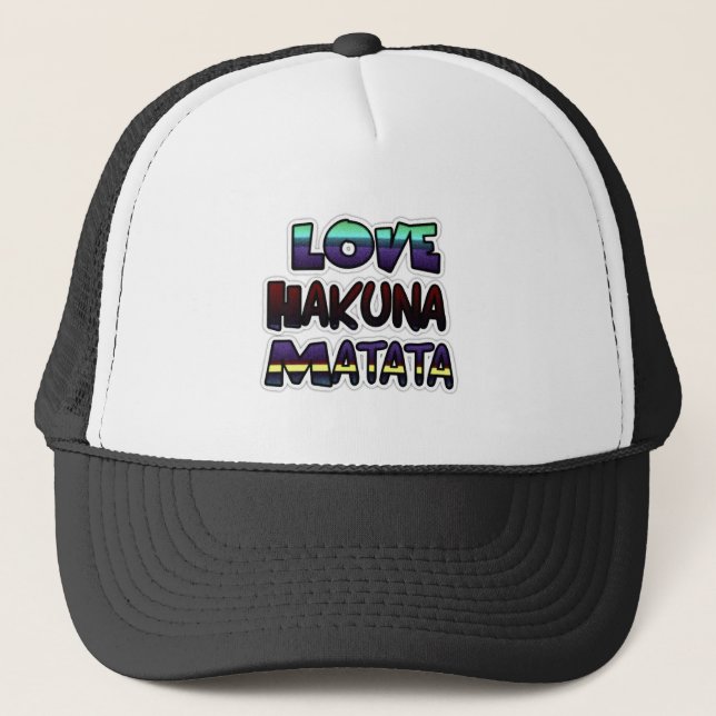 Casquette Love Hakuna Matata Cadfts (Devant)