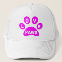 Casquette Love Paws on Paws Pink