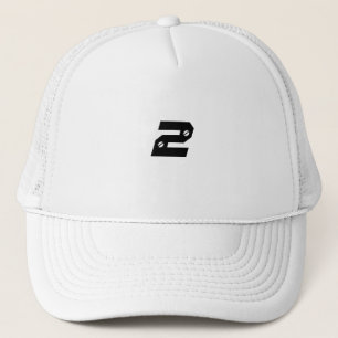 Casquette Lovely Cute Number 2 Blanc et blanc