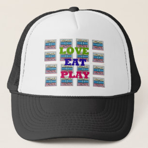 Casquette Lovely Lovely Lovely Eat Play Hakuna Matata Kenya
