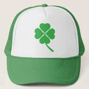 Casquette Lucky Four Leaf Shamrock Design-87906