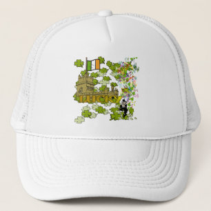 Casquette Lucky Leprechaun et son château irlandais