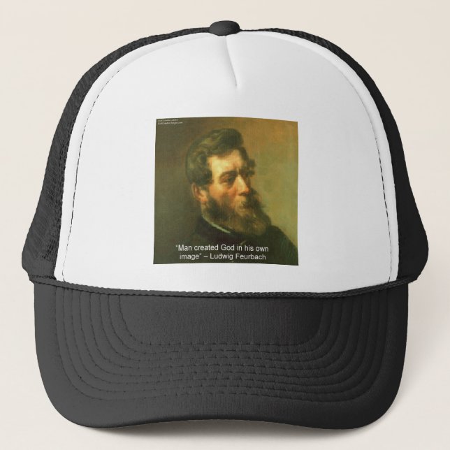Casquette Ludwig Feurbach & Man Created God Citation (Devant)