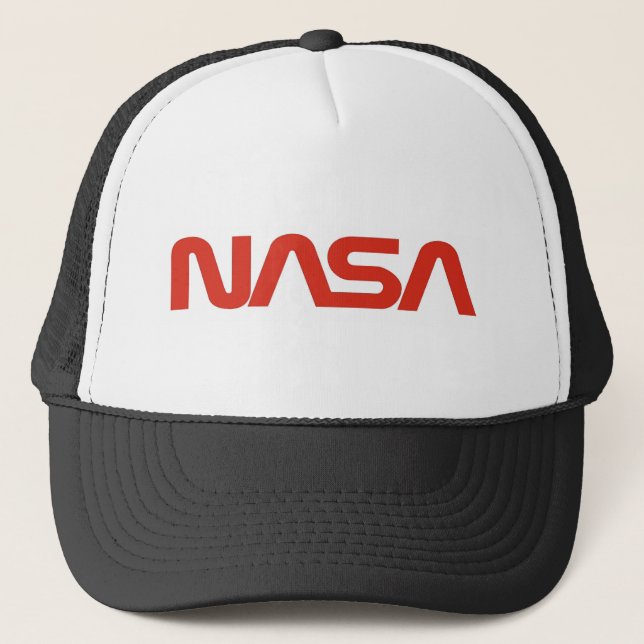 Casquette LUMIÈRE de logo rouge de serpent de la NASA (Devant)