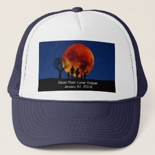 Casquette Lune de sang Éclipse lunaire 2018