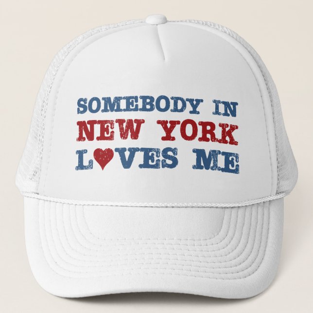 Casquette L'union eight quelqu'un à New York m'aime (Devant)