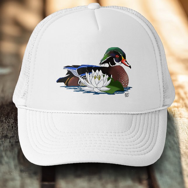 Casquette Lys d'eau de canard de bois (Créateur téléchargé)