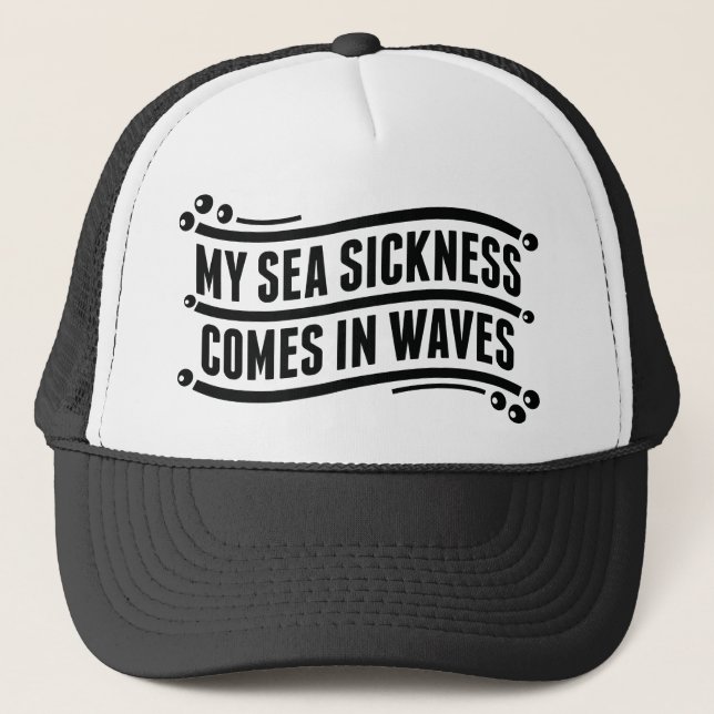 Casquette Ma maladie de la mer (Devant)