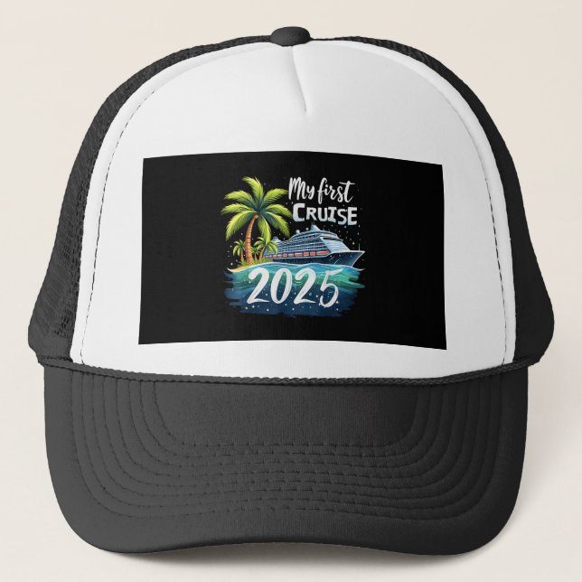 Casquette Ma première croisière 2025 (Devant)