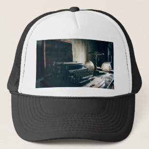 Casquette Machine à écrire vintage
