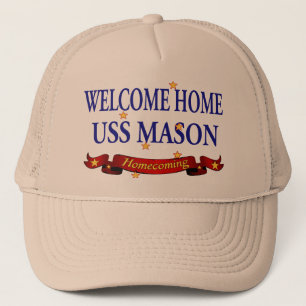 Casquette Maçon à la maison bienvenu d'USS