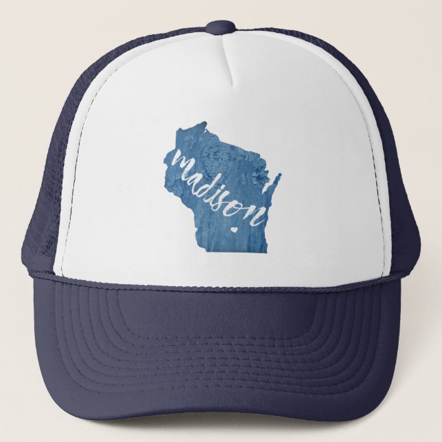 Casquette Madison, Wisconsin Wood Grain (Devant)