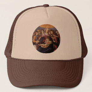 Casquette Madone et Enfant avec des Anges par Sandro Bottice