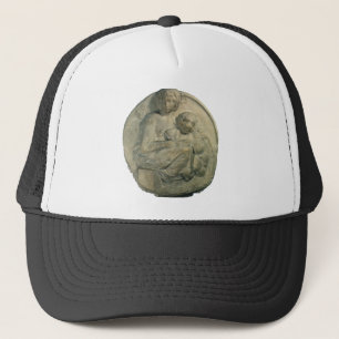 Casquette Madonna et Enfant, Tondo Pitti par Michelangelo