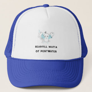 Casquette Mafia des mouettes avec votre repaire de plage
