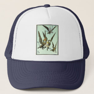 Casquette Mage de l'Oz vintage, singes volants avec Dorothy