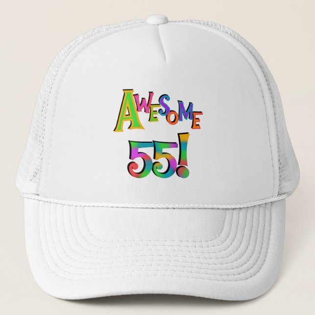 Casquette Magnifique 55 T-shirts et cadeaux d'anniversaire (Devant)