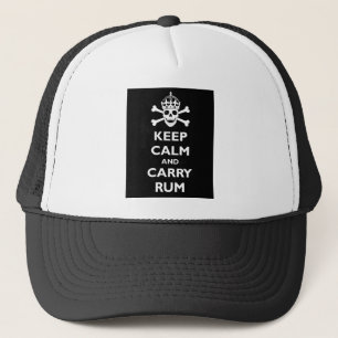 Casquette Maintenez calme et portez le rhum