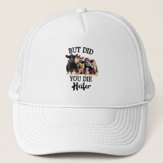 Casquette Mais Avez-Vous Mouri Les Vaches Fleurs De Heifer ?