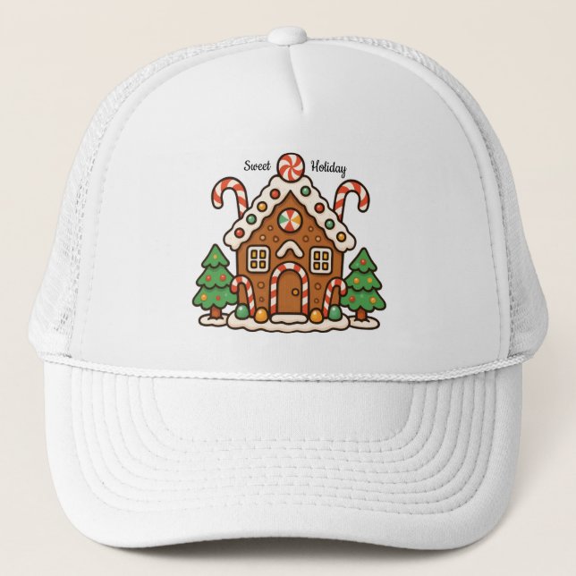 Casquette Maison en pain d'épices (Devant)