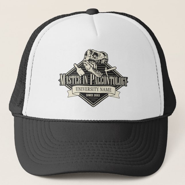 Casquette Maître en paléontologie (Devant)